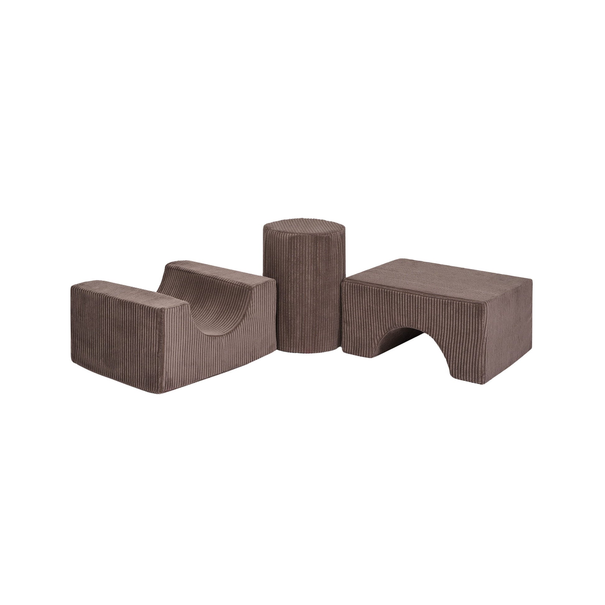 Aesthetic Shape Set 3-Elements - Brown