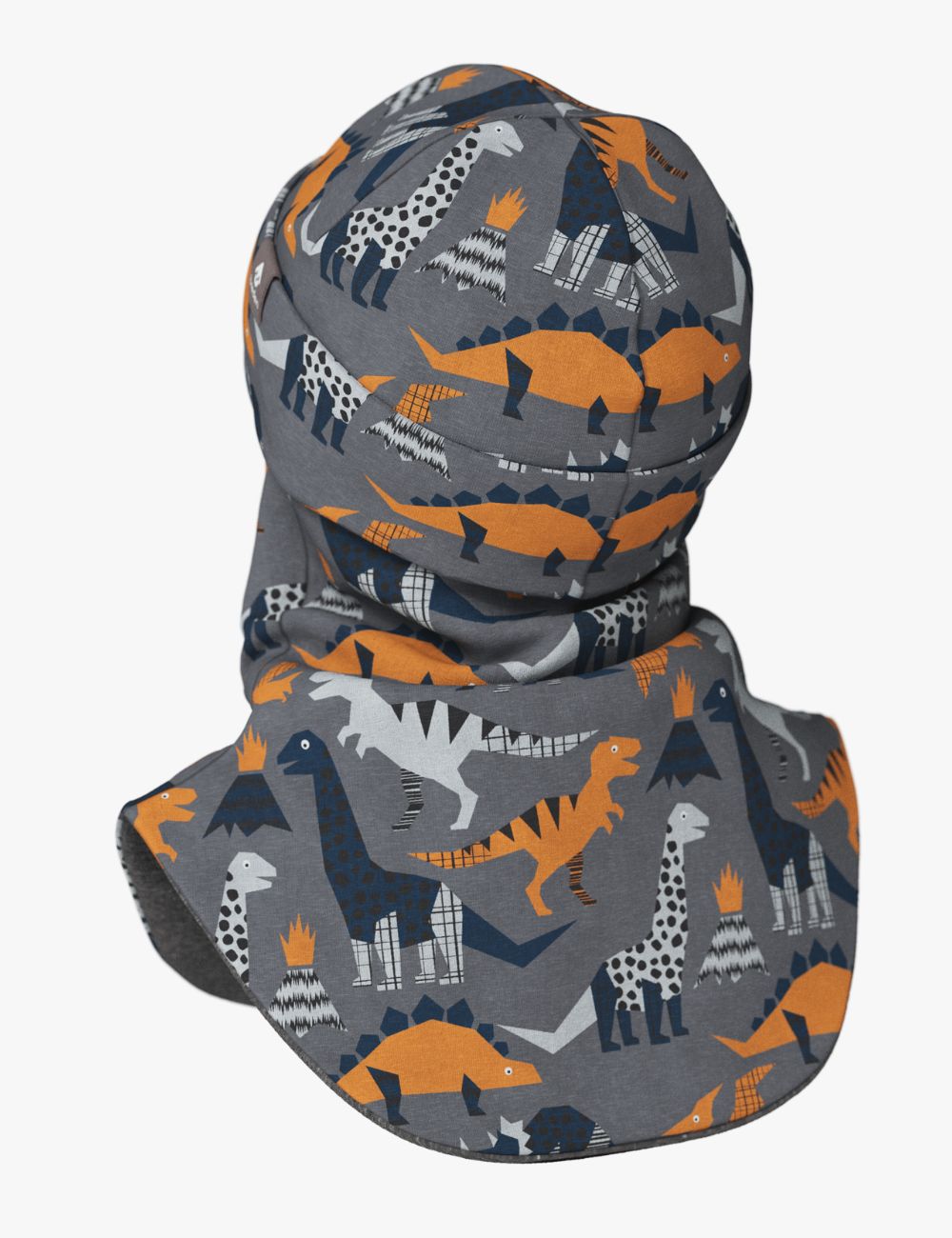 Merino Balaclava For Kids BREM - Dinosaur