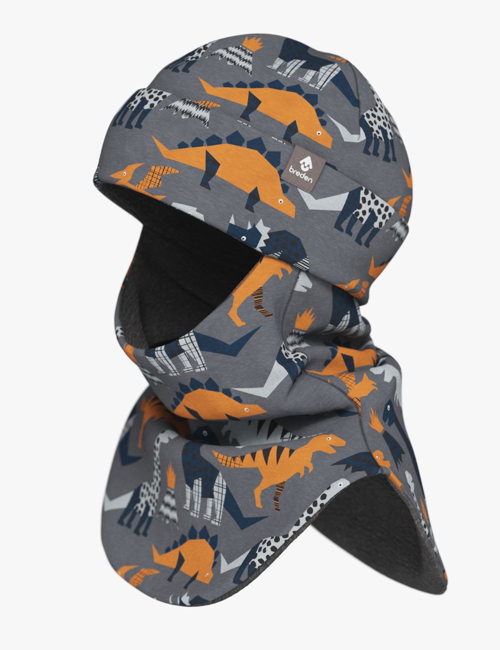 Merino Balaclava For Kids BREM - Dinosaur