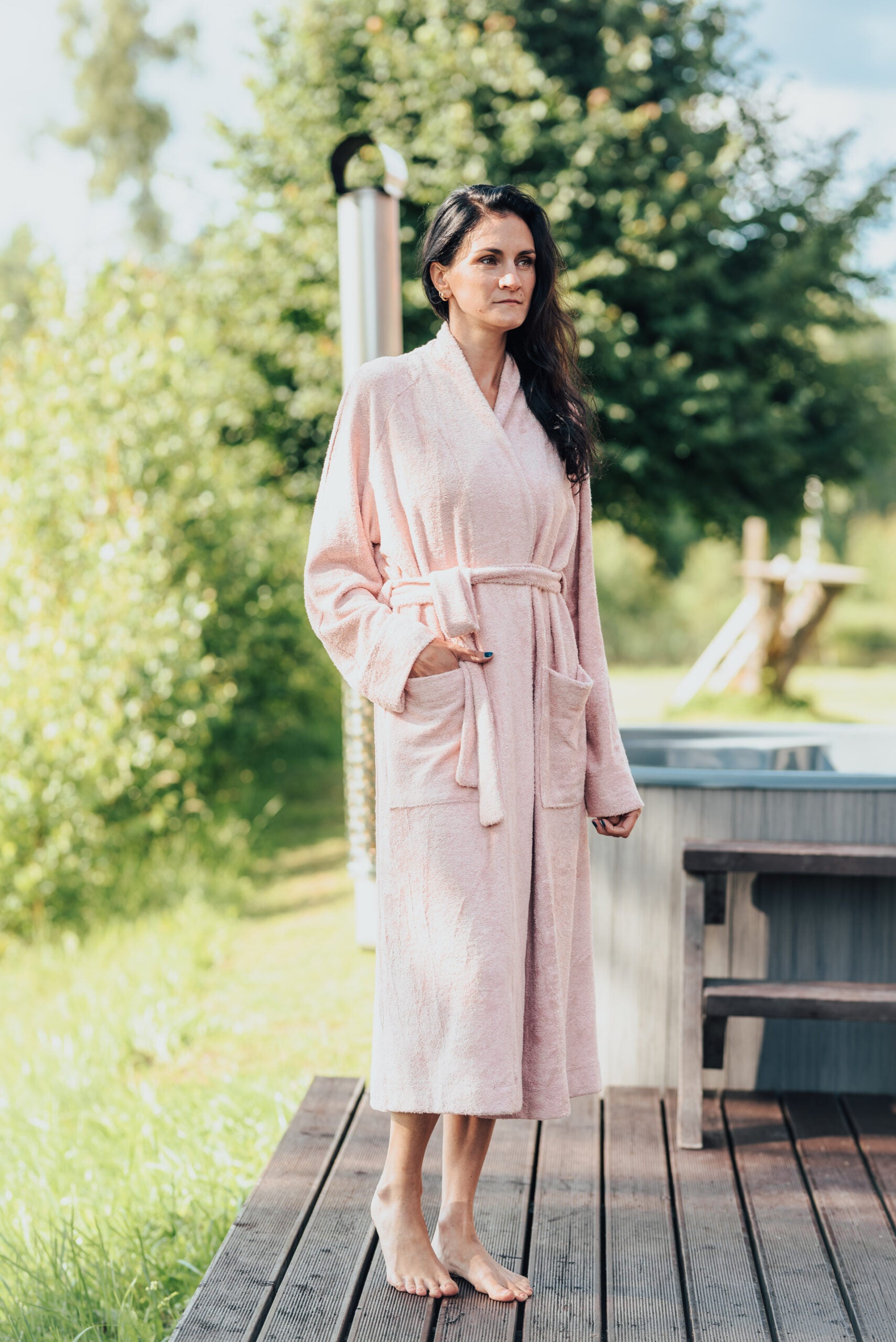 Bathrobe for Women - Bamboo Terry