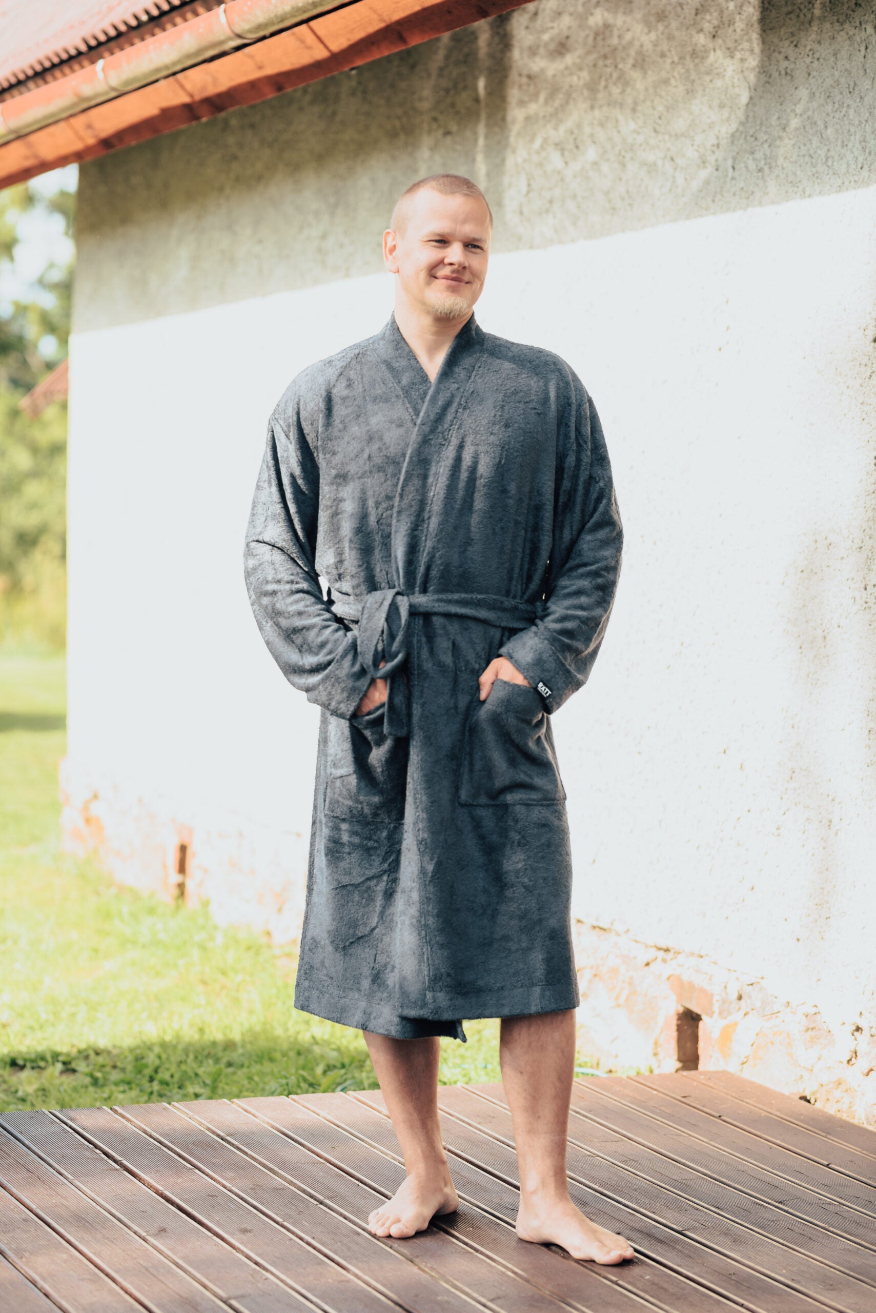 Bathrobe for Men - Bamboo Terry