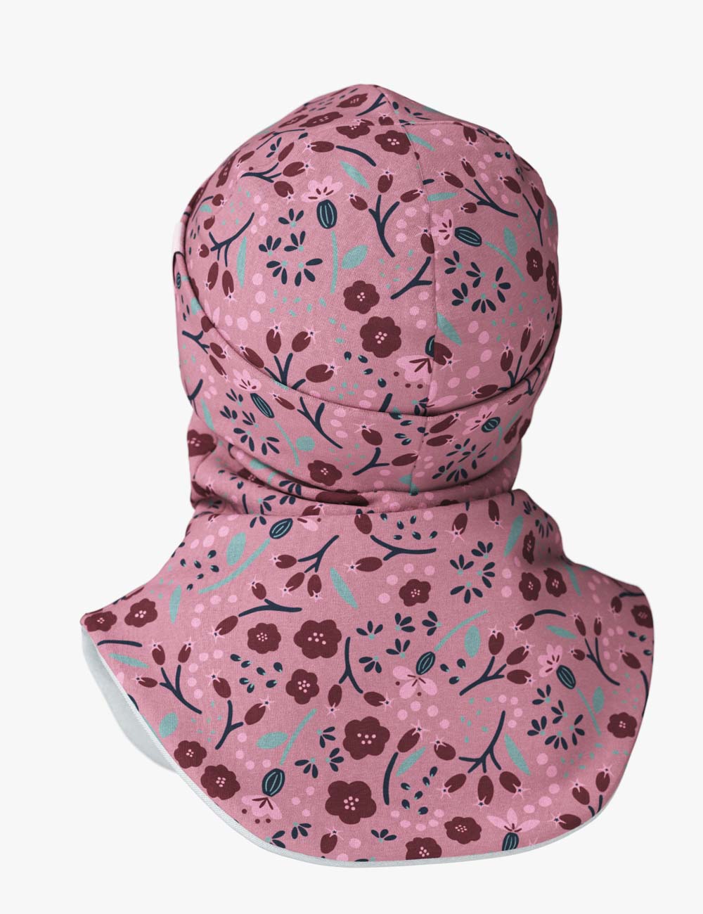 Thermal Fleece Balaclava For Kids FRODE - Autumn Flowers