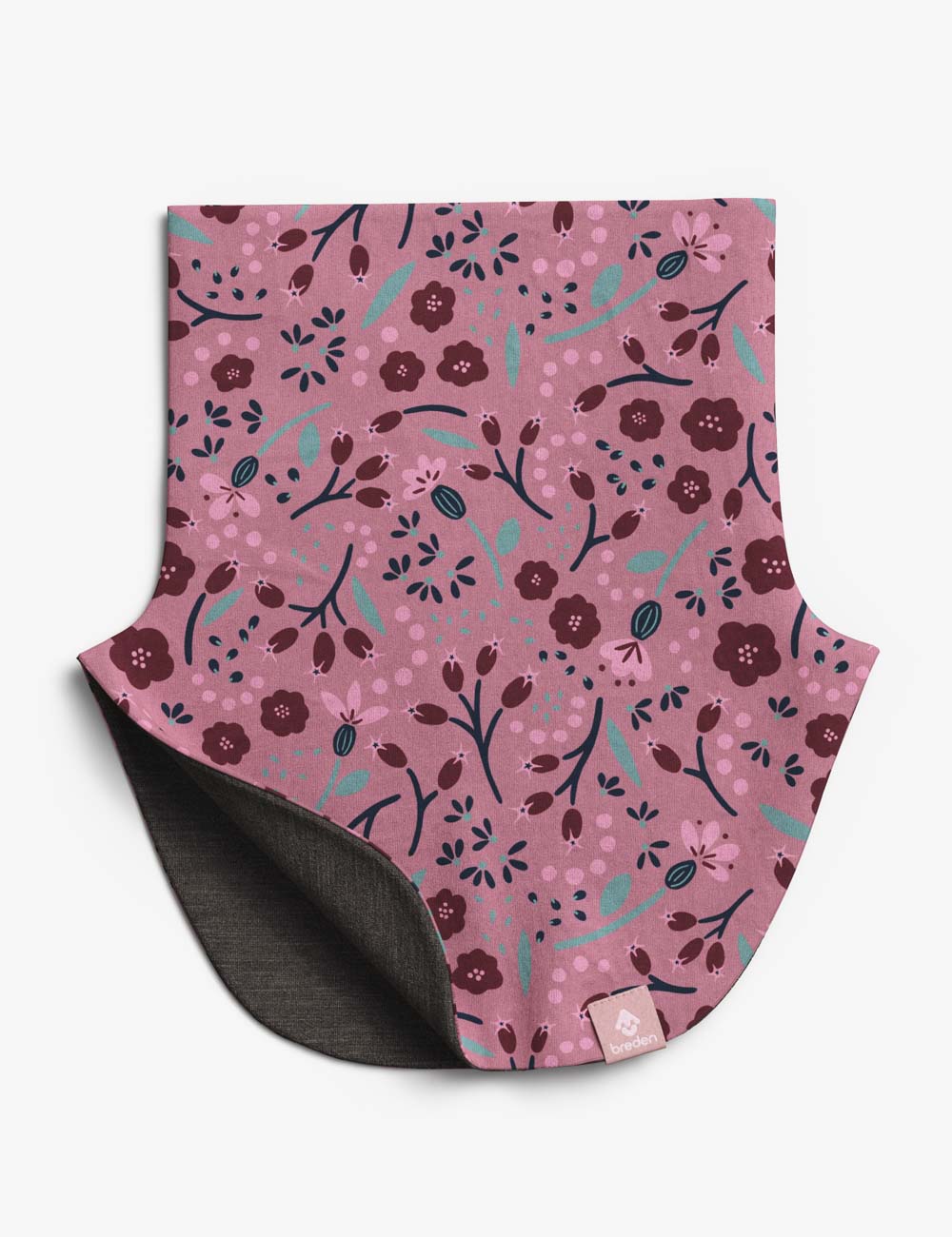 Kids Merino Neck Warmer MIKEL - Autumn Flowers