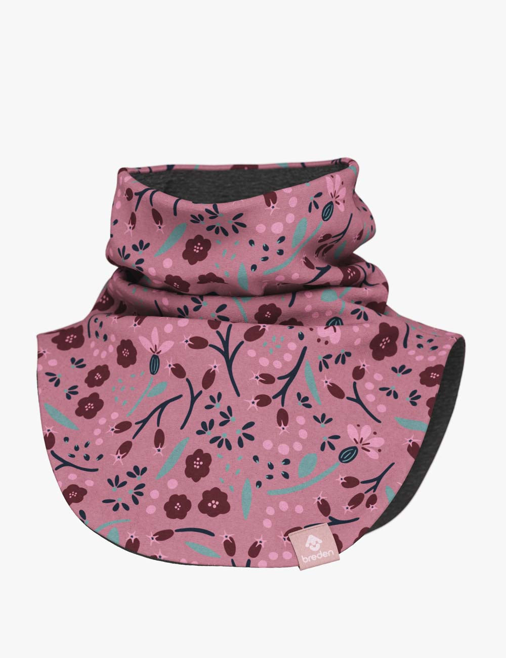 Kids Merino Neck Warmer MIKEL - Autumn Flowers