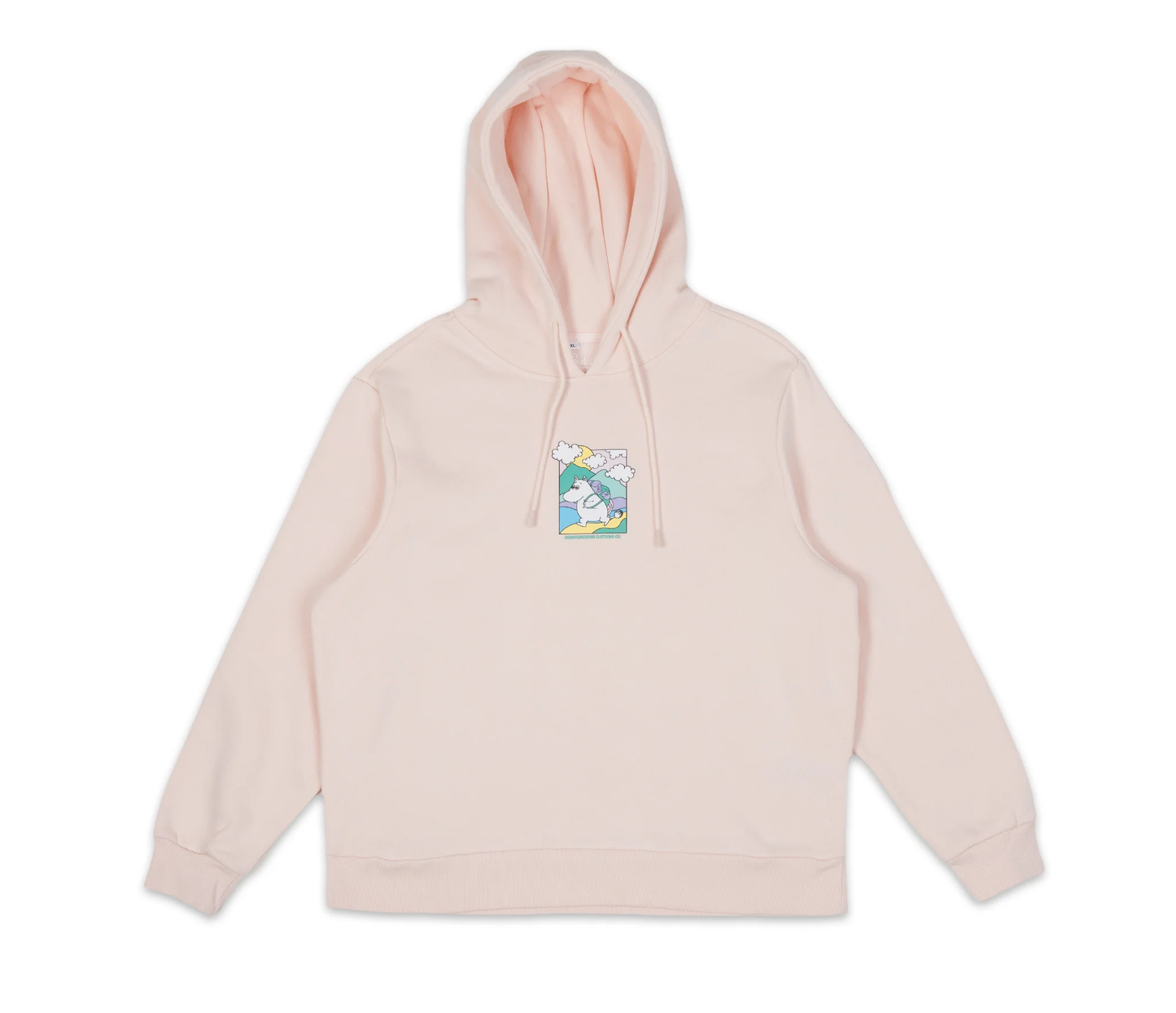 Moomintroll's Adventure Hoodie Ladies - Light Pink