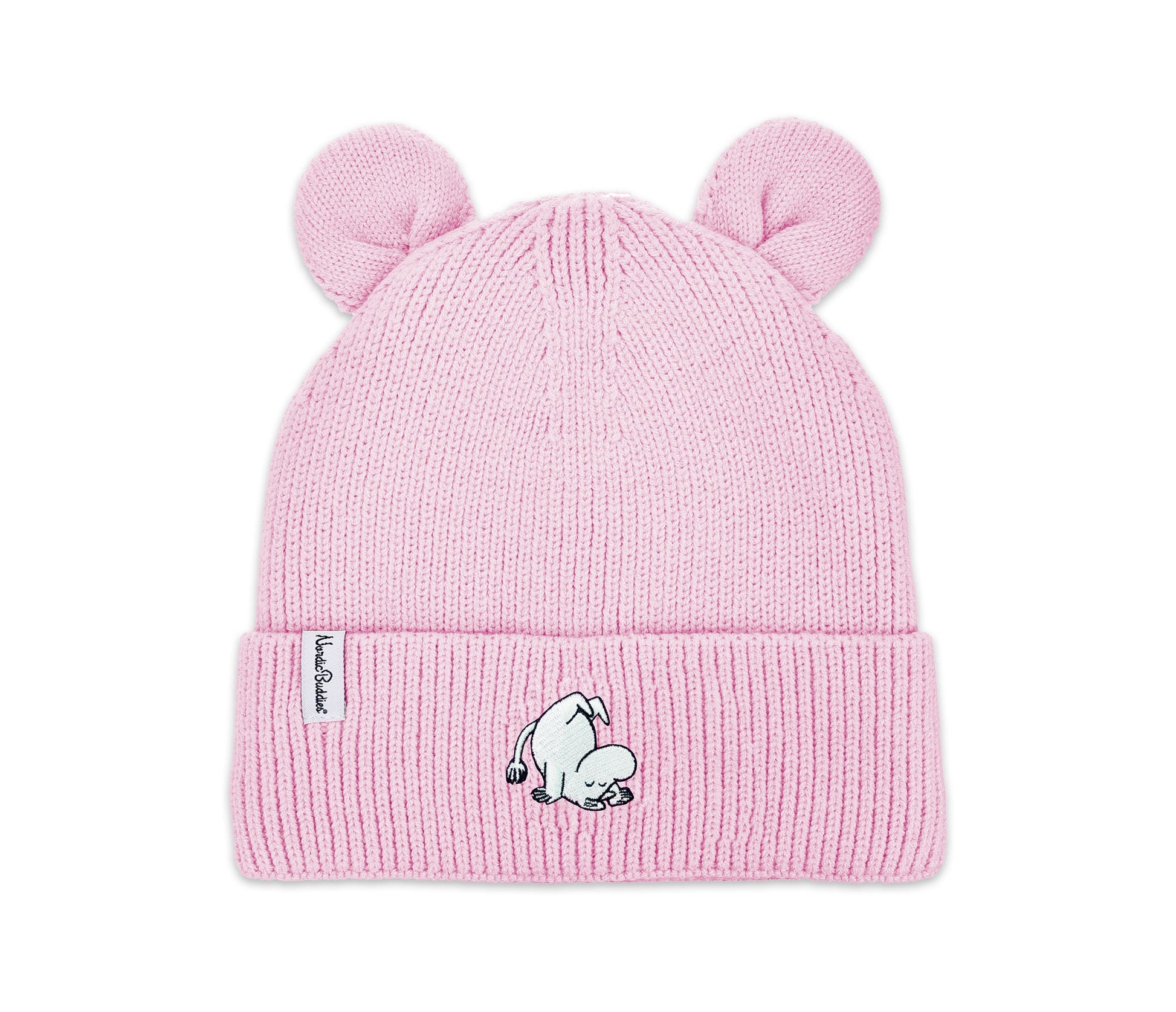 Moomintroll Winter Hat With Ears for Kids - Pink