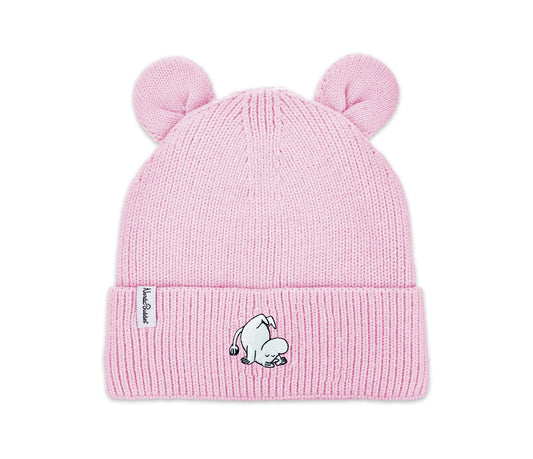 Moomintroll Winter Hat With Ears for Kids - Pink