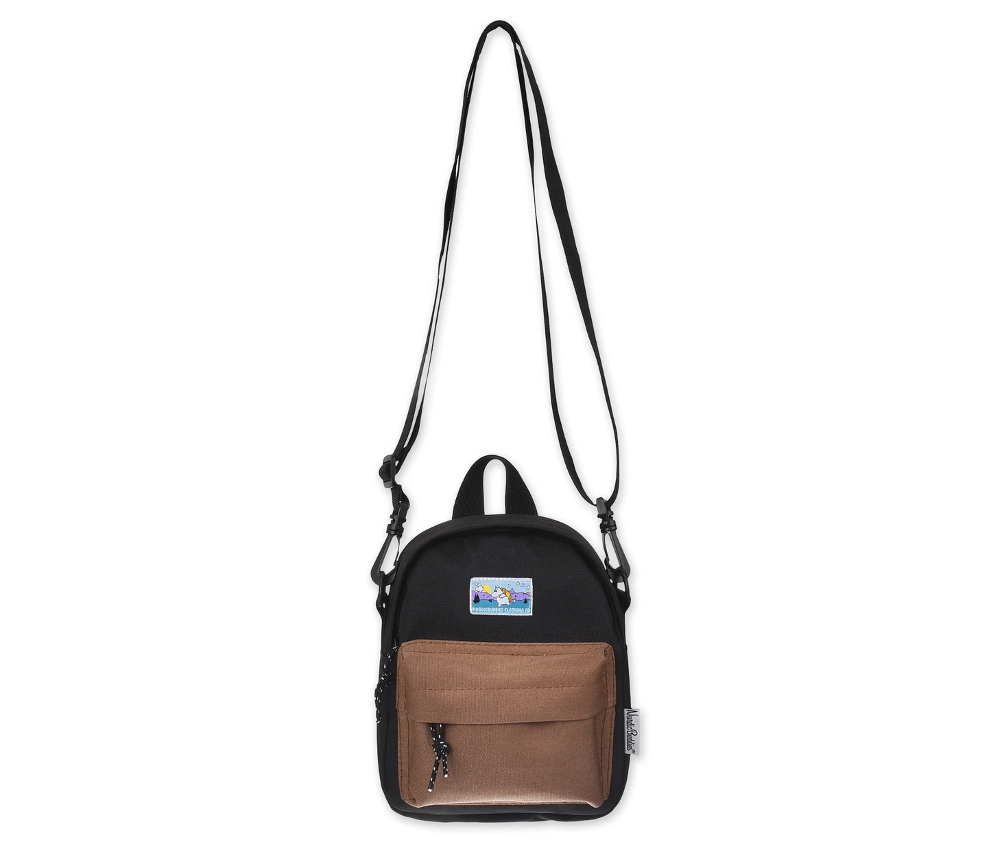 Moomintroll Adventure Cross Body Bag - Black and Brown