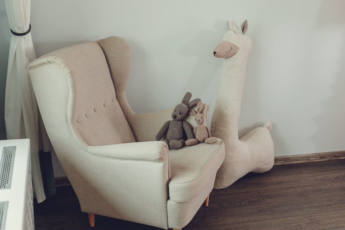 Giant Plush Toy Alpaca - Beige