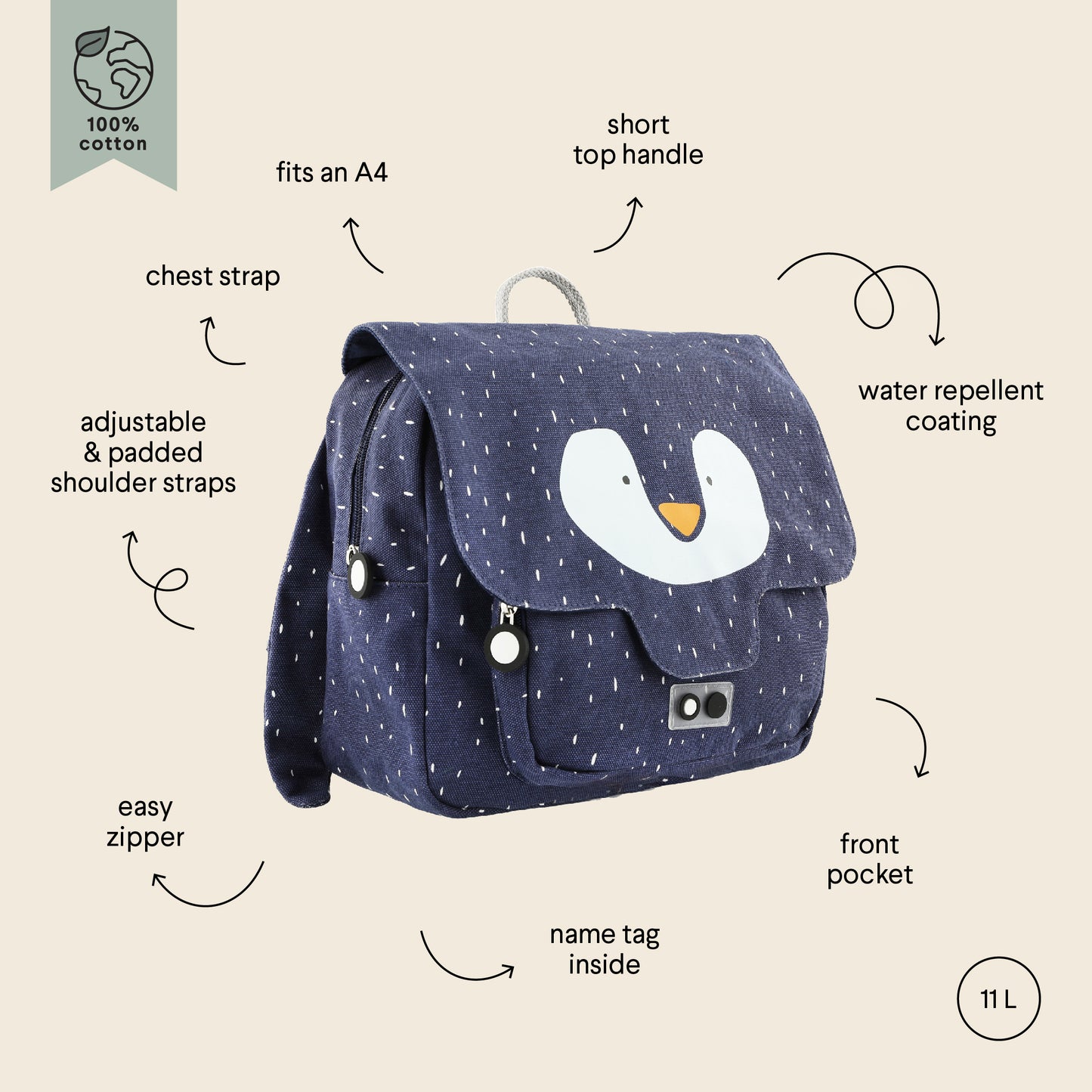 School Bag - Mr Penguin