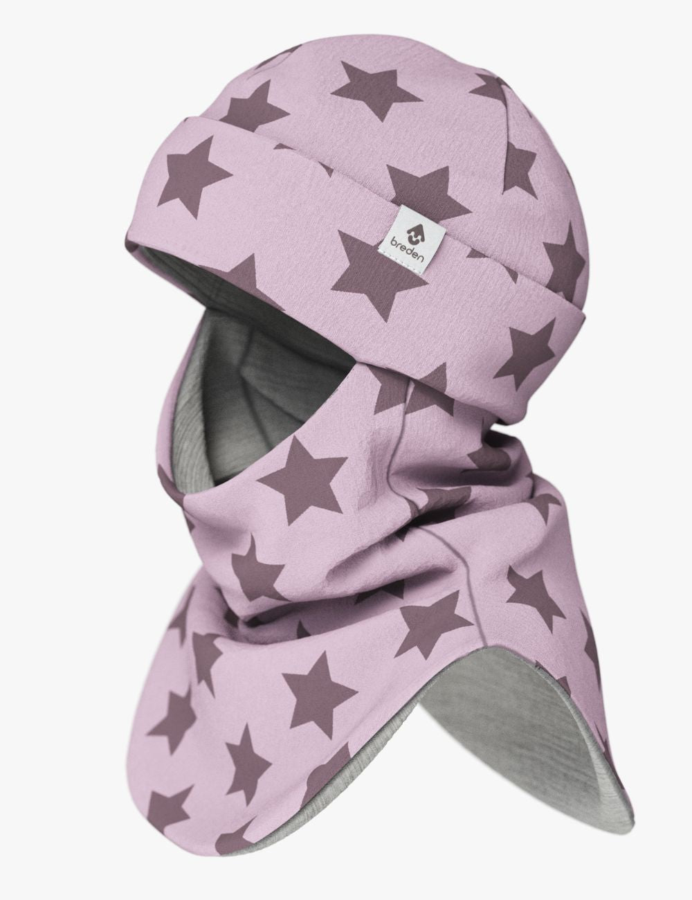 Thermal Merino Balaclava For Kids CLAVAN - Stars