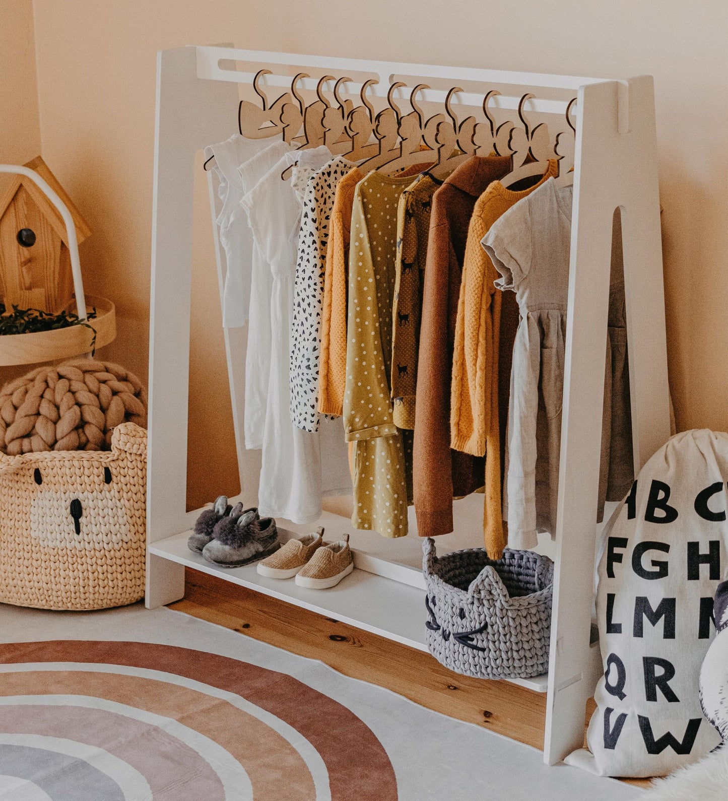 Toddlers Clothing Rack for Hangers