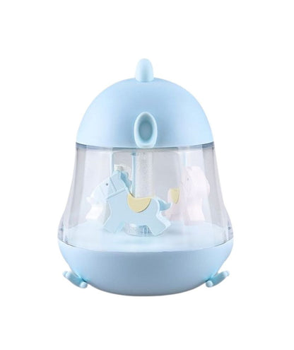 Lamp with Carousel and Music - Blue