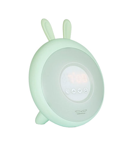 Rabbit Lamp with Alarm Clock - Green