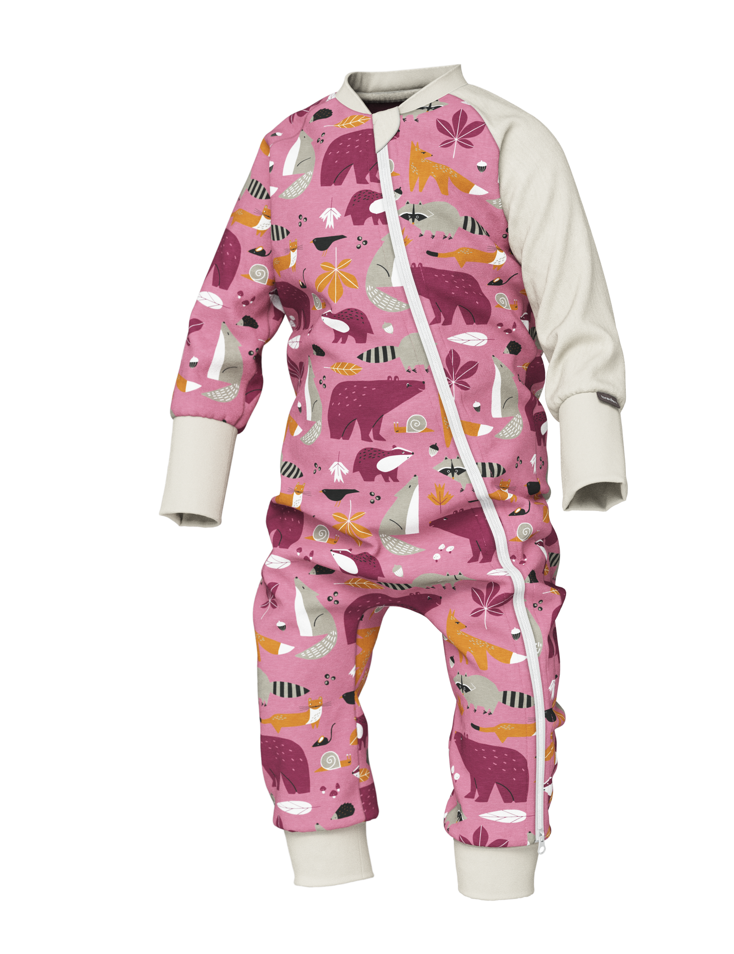 Baby Sleepsuit FREDA - Autumn Forest Animals