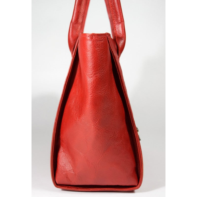 Leather Handbag No. 35-29 - Cognac