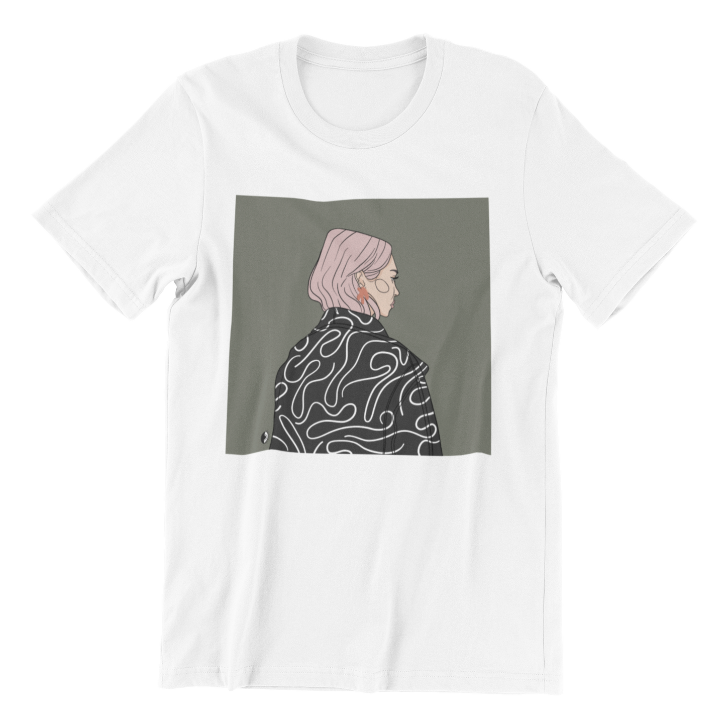 Unisex Organic Cotton T-shirt with Illustration - Going Places