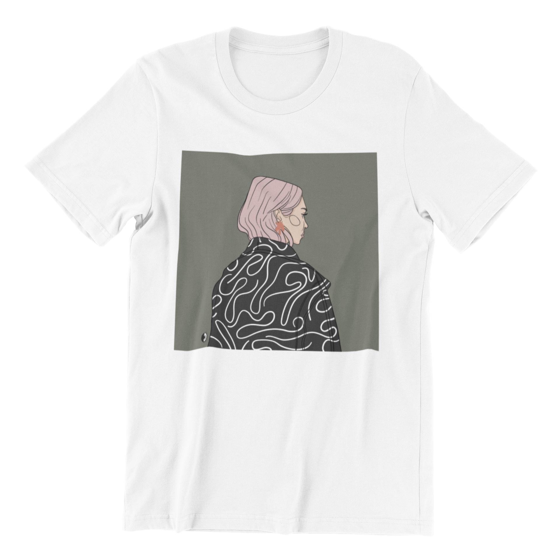 Unisex Organic Cotton T-shirt with Illustration - Going Places