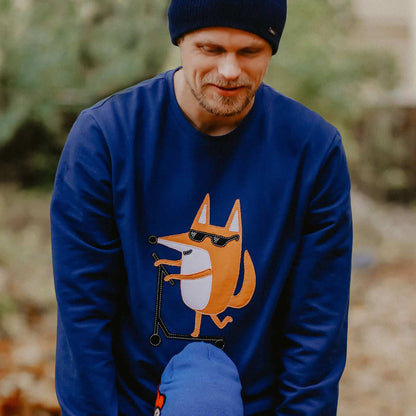 Men’s Scootering Fox Sweatshirt