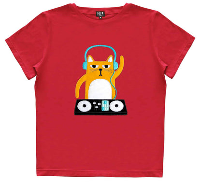 Women’s DJ Cat T-Shirt